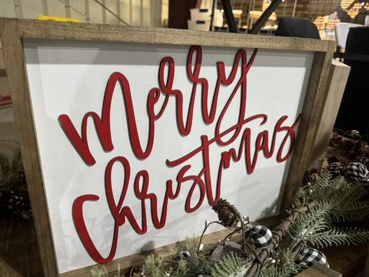 Merry Christmas Sign