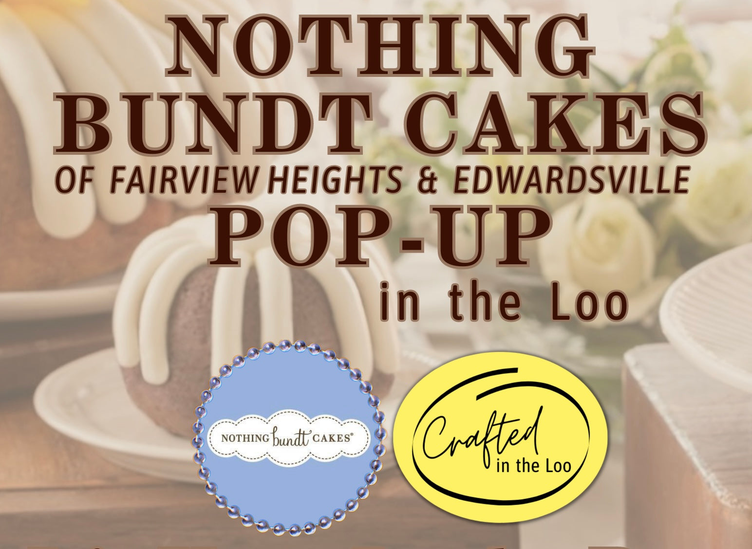 Pre-order - Nothing Bundt Cakes @ Crafted in the Loo - Feb 12th Pick Up - Valentine's Day