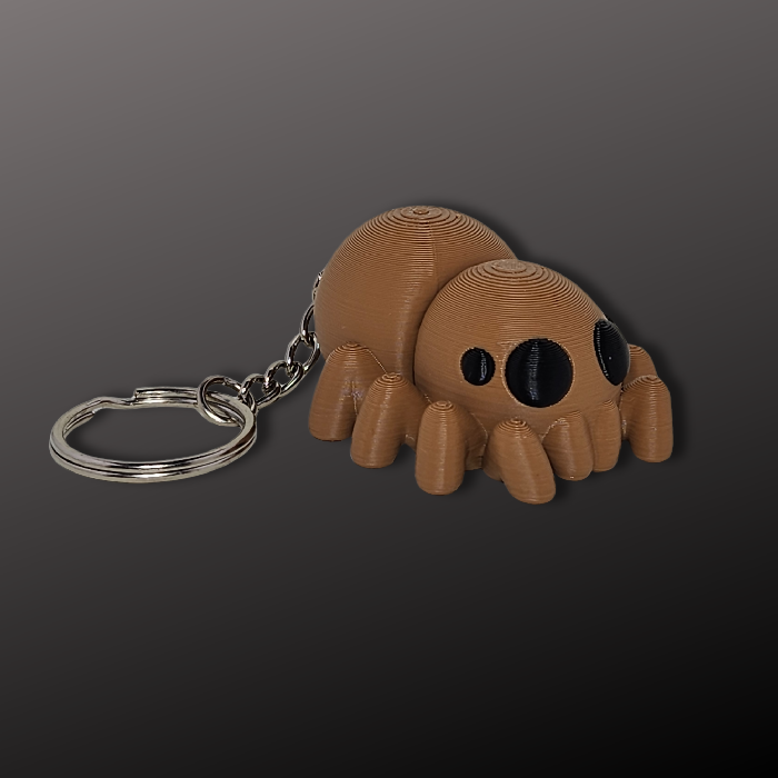 Keychain-Brown Spider