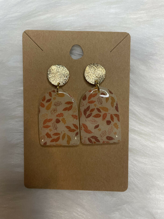 Fall/Autumn Polymer Clay Earrings