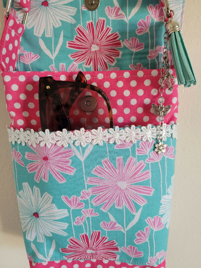 Daisy and Polka Dot Purse