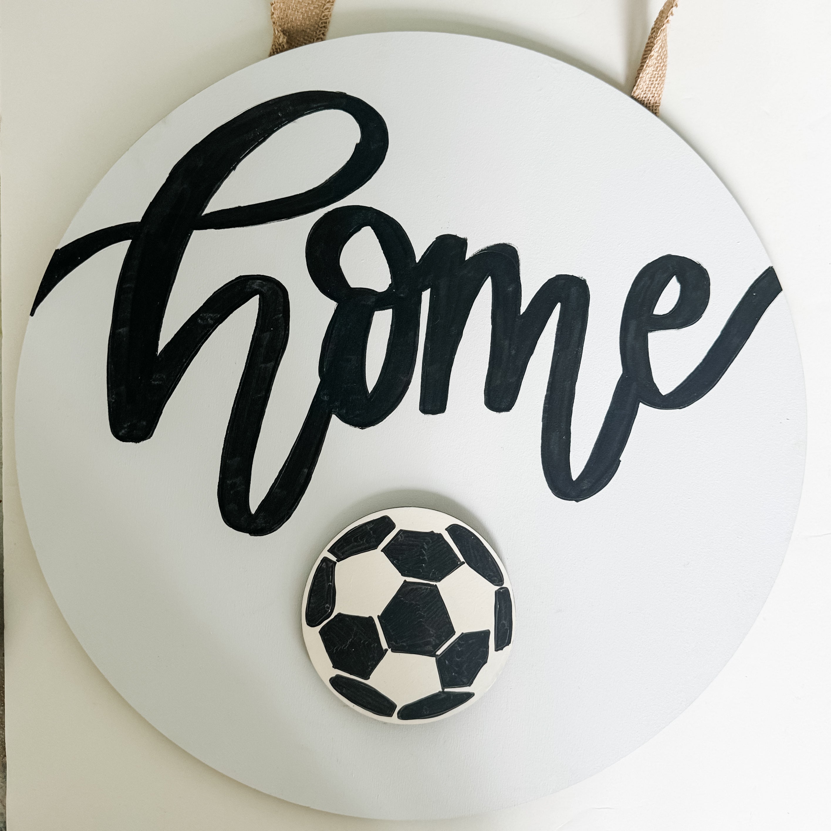 Hand-Painted Soccer Ball Interchangeable Piece