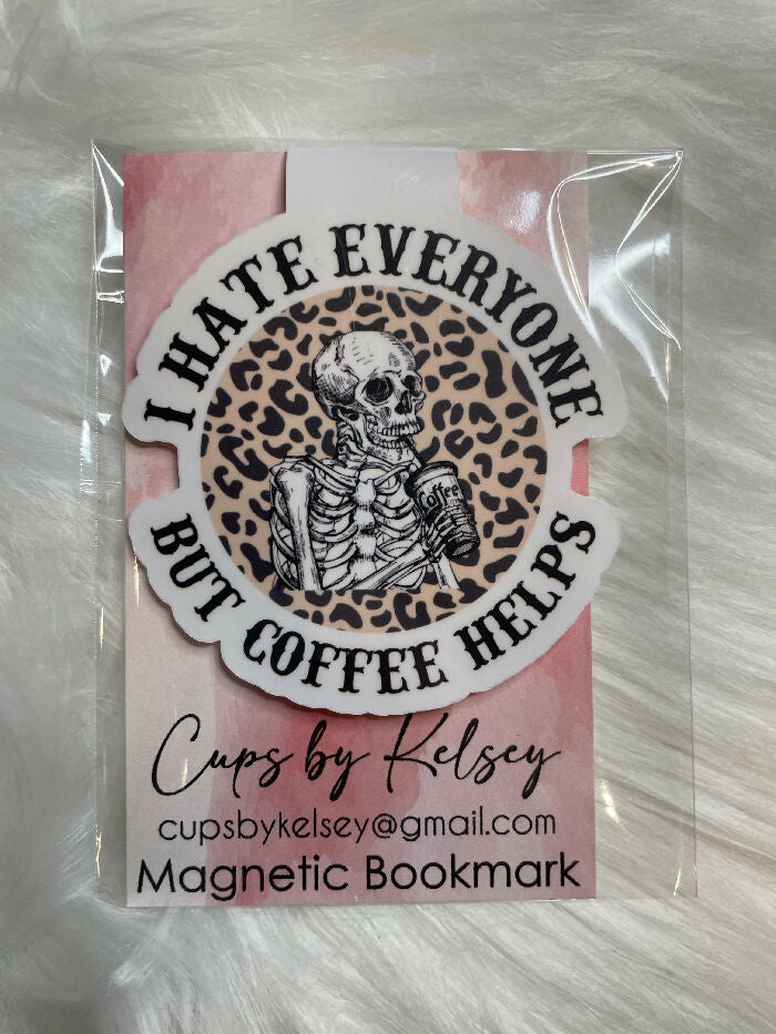 Magnetic Bookmark - Coffee