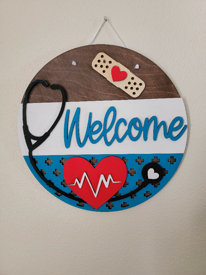 Nurse Welcome Door Hanger