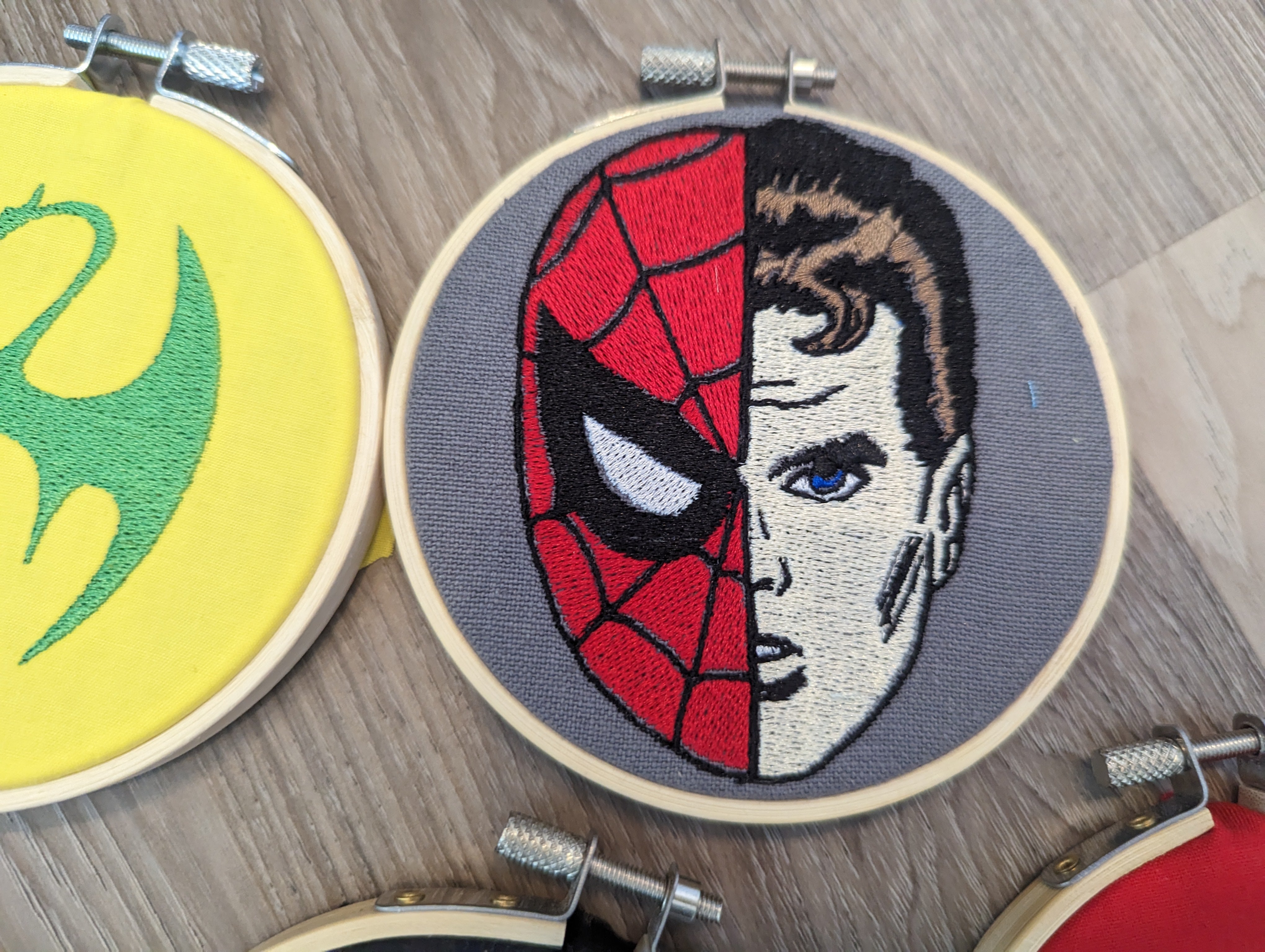 Spider-Verse Embroidered Wall Hangers