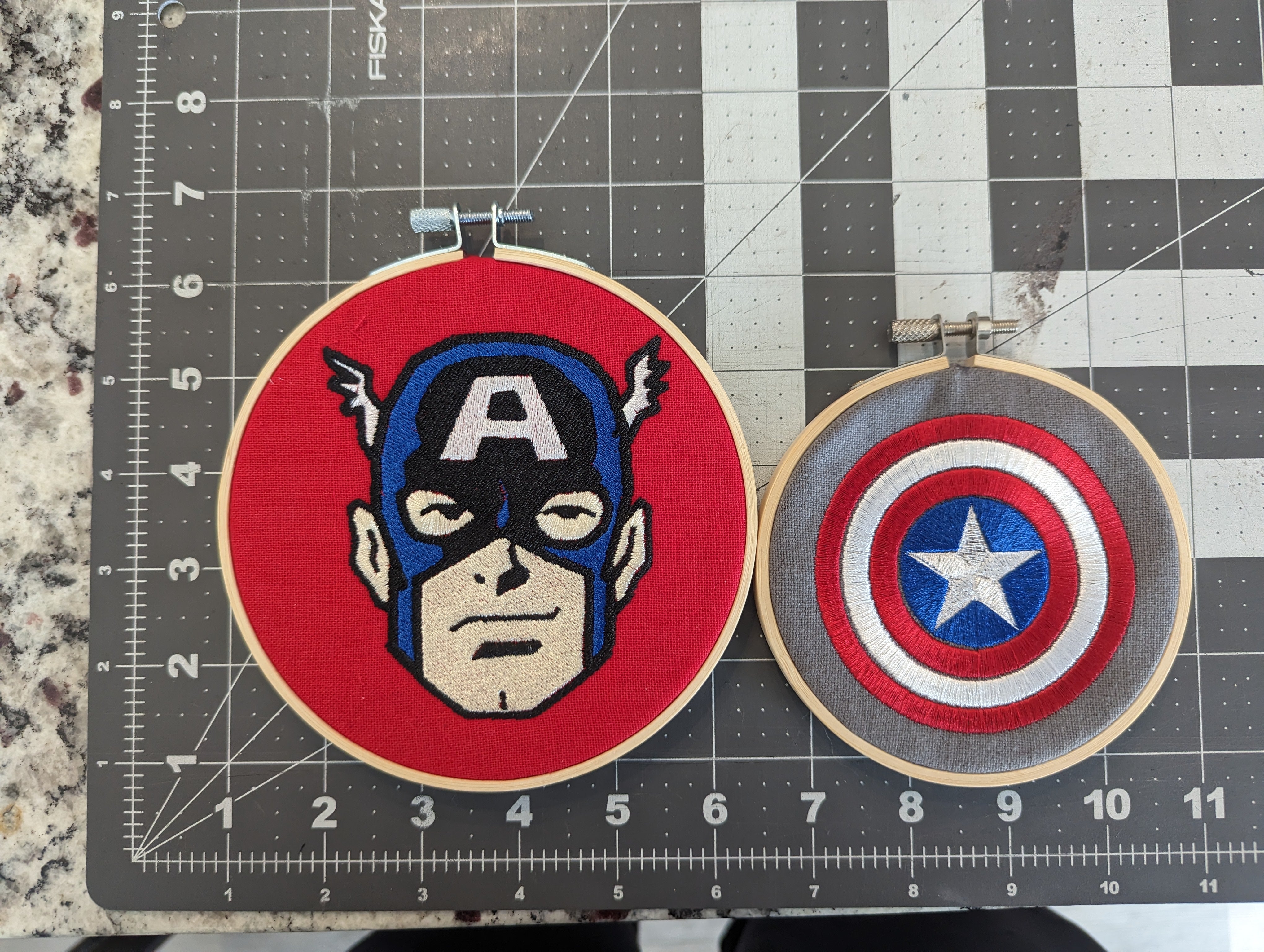 Captain America Face Wall Hanger