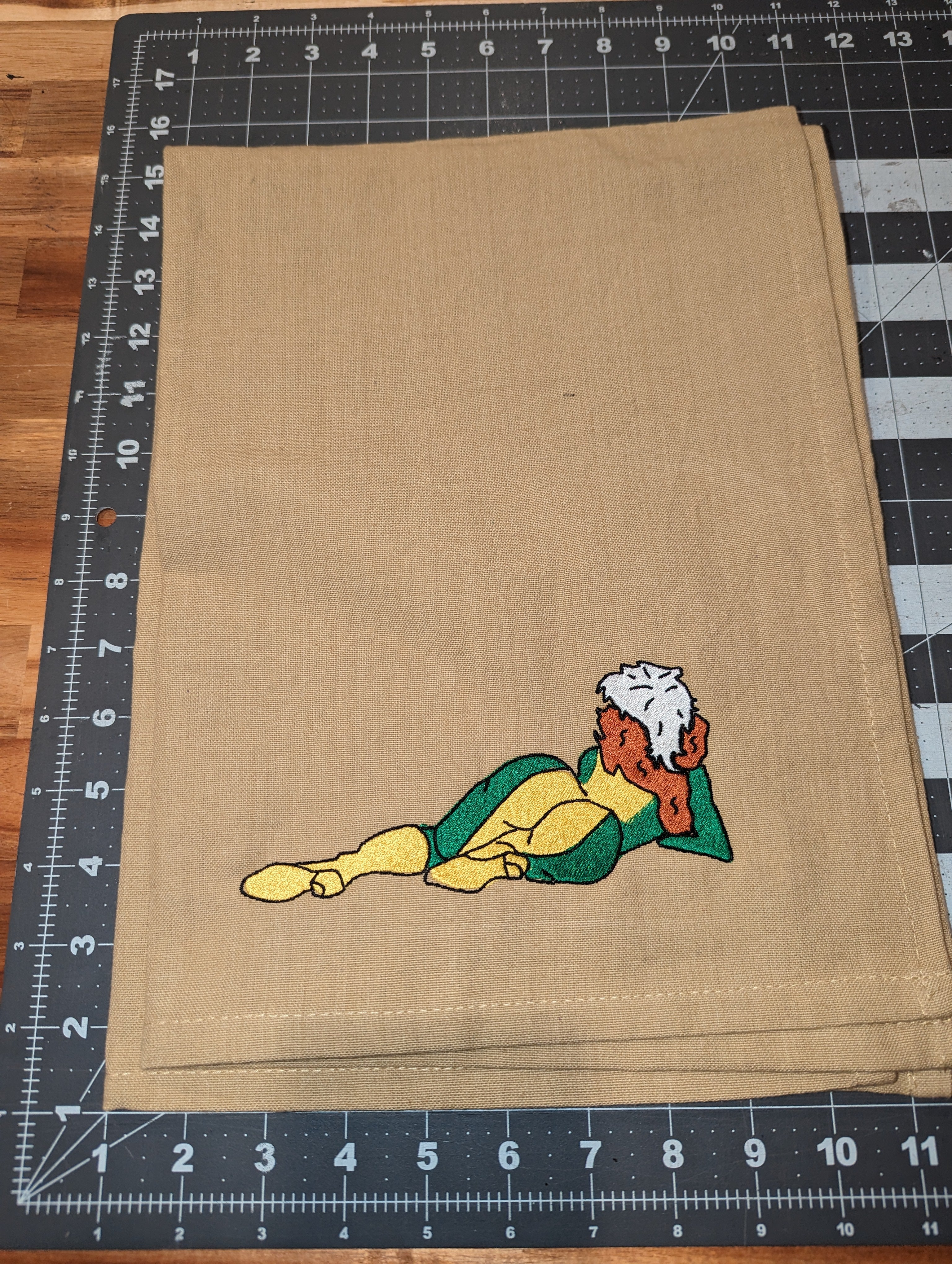 Rogue Cartoon Embroidered Towel