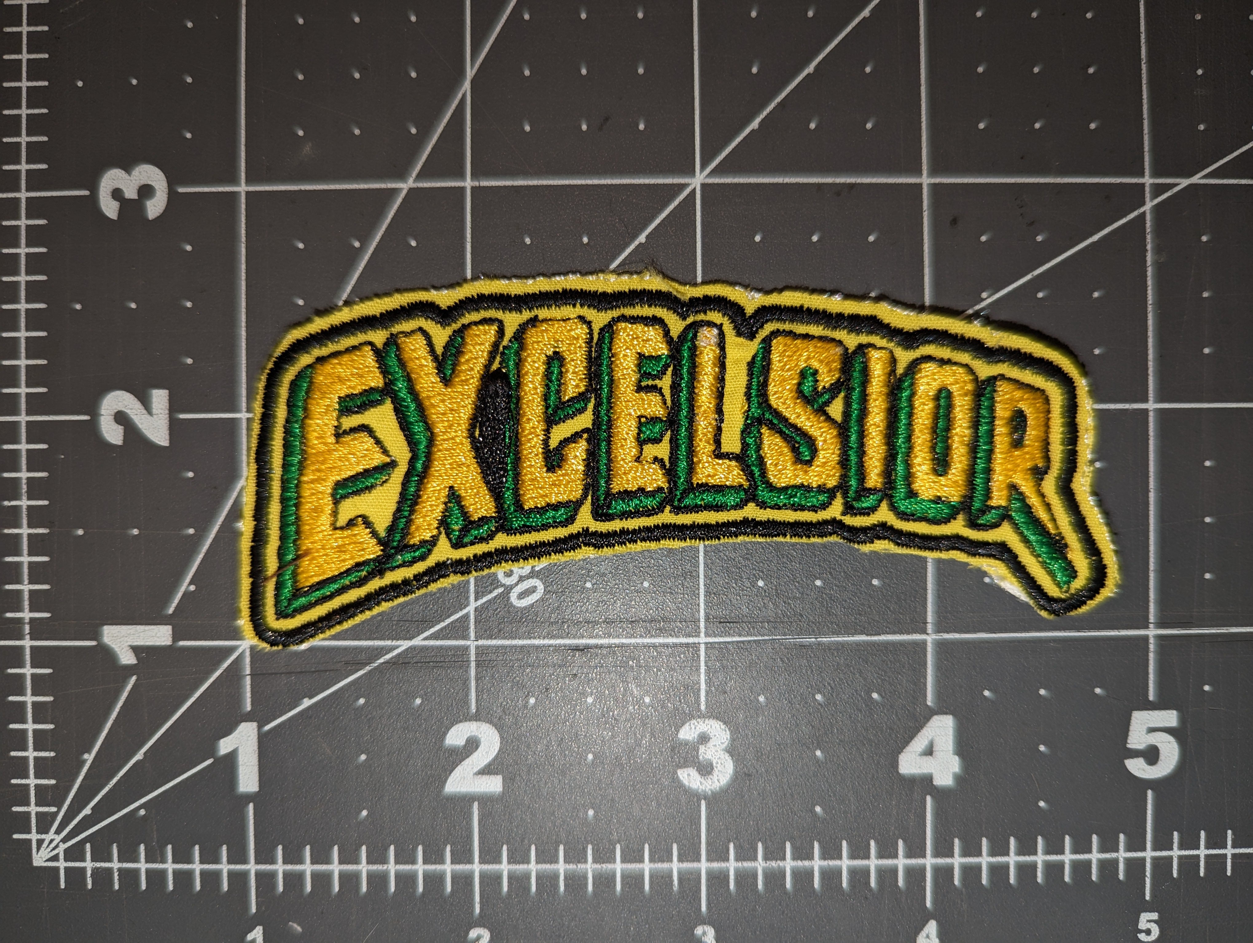 Excelsior Logo Iron On Patch