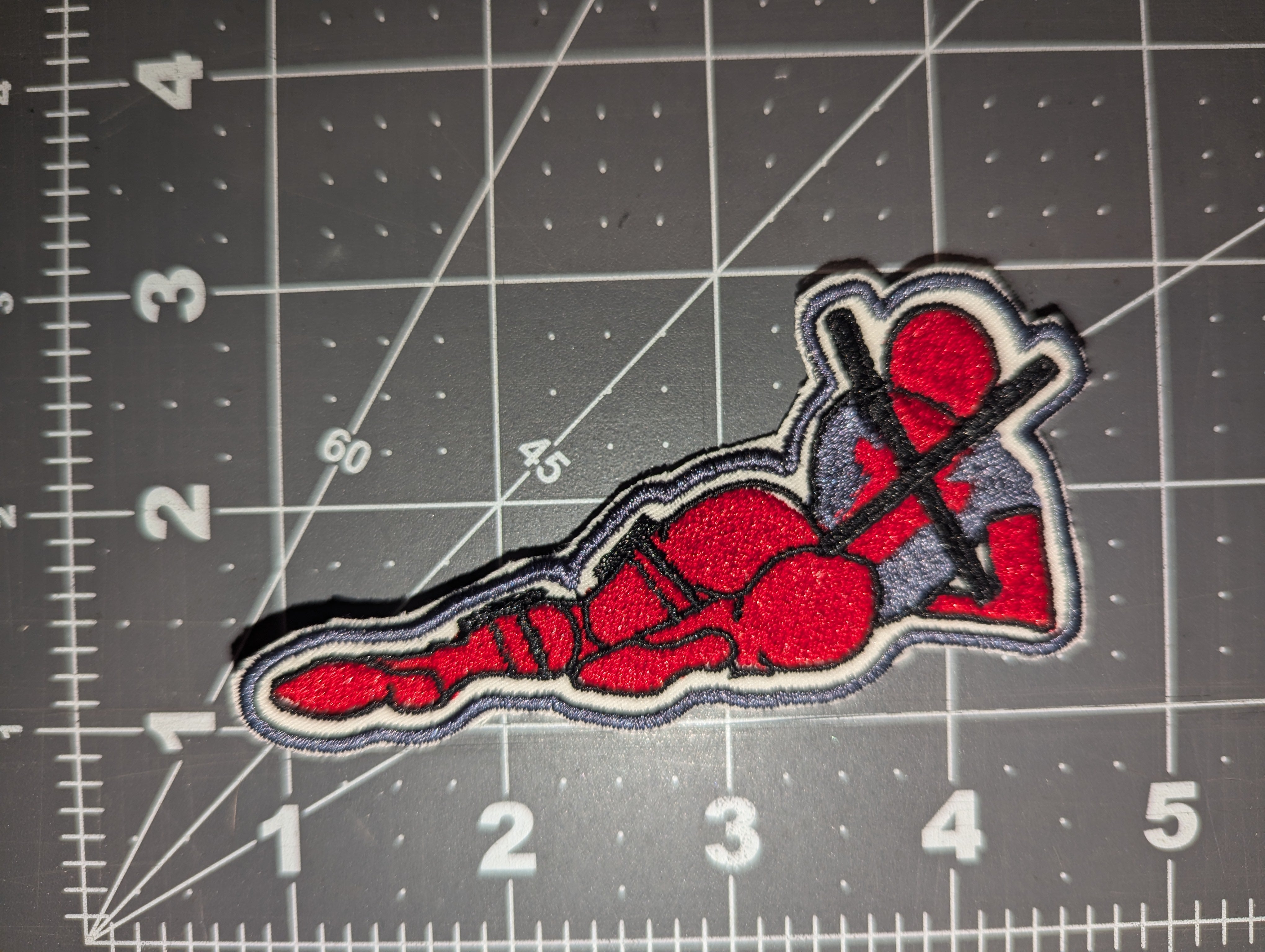 Deadpool's Butt Iron On Patch