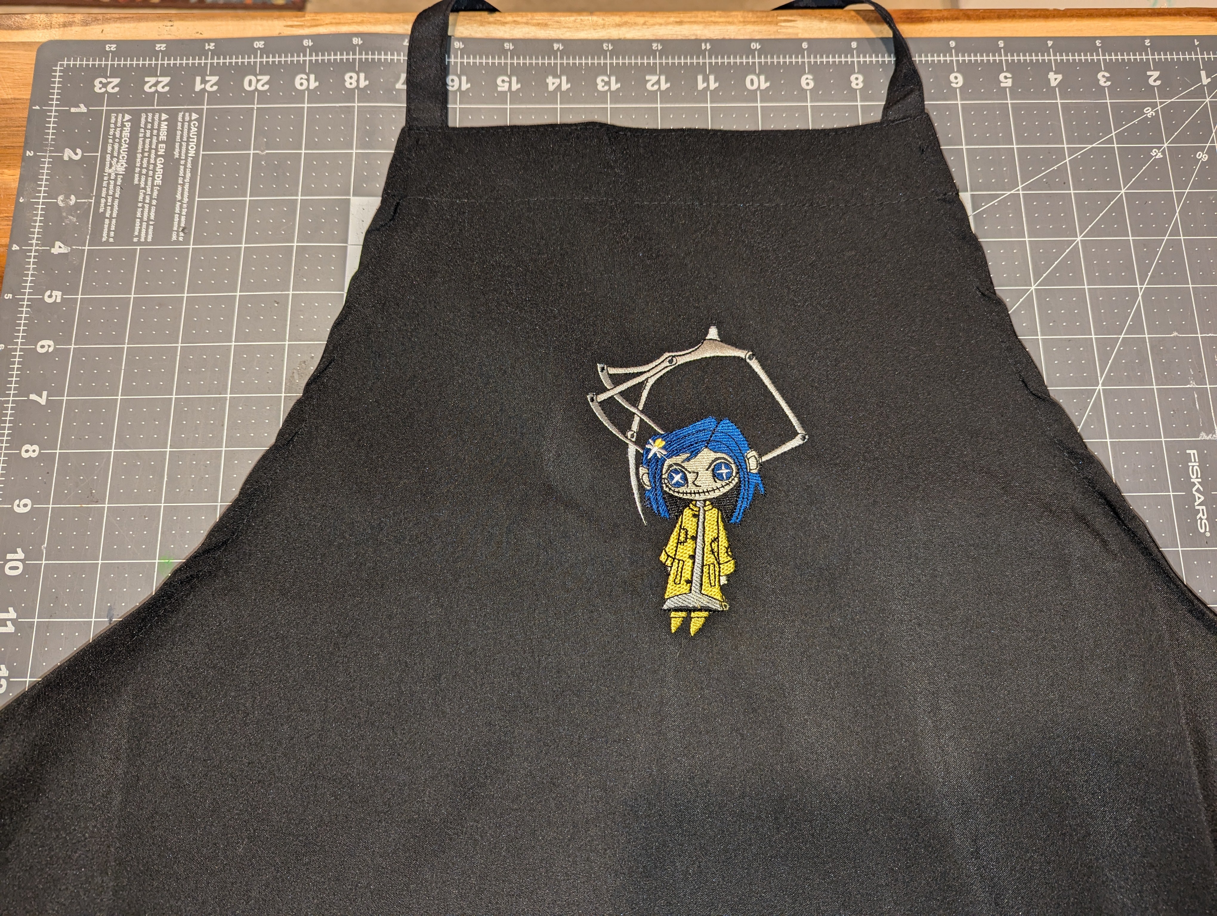 Coraline Button Girl Apron