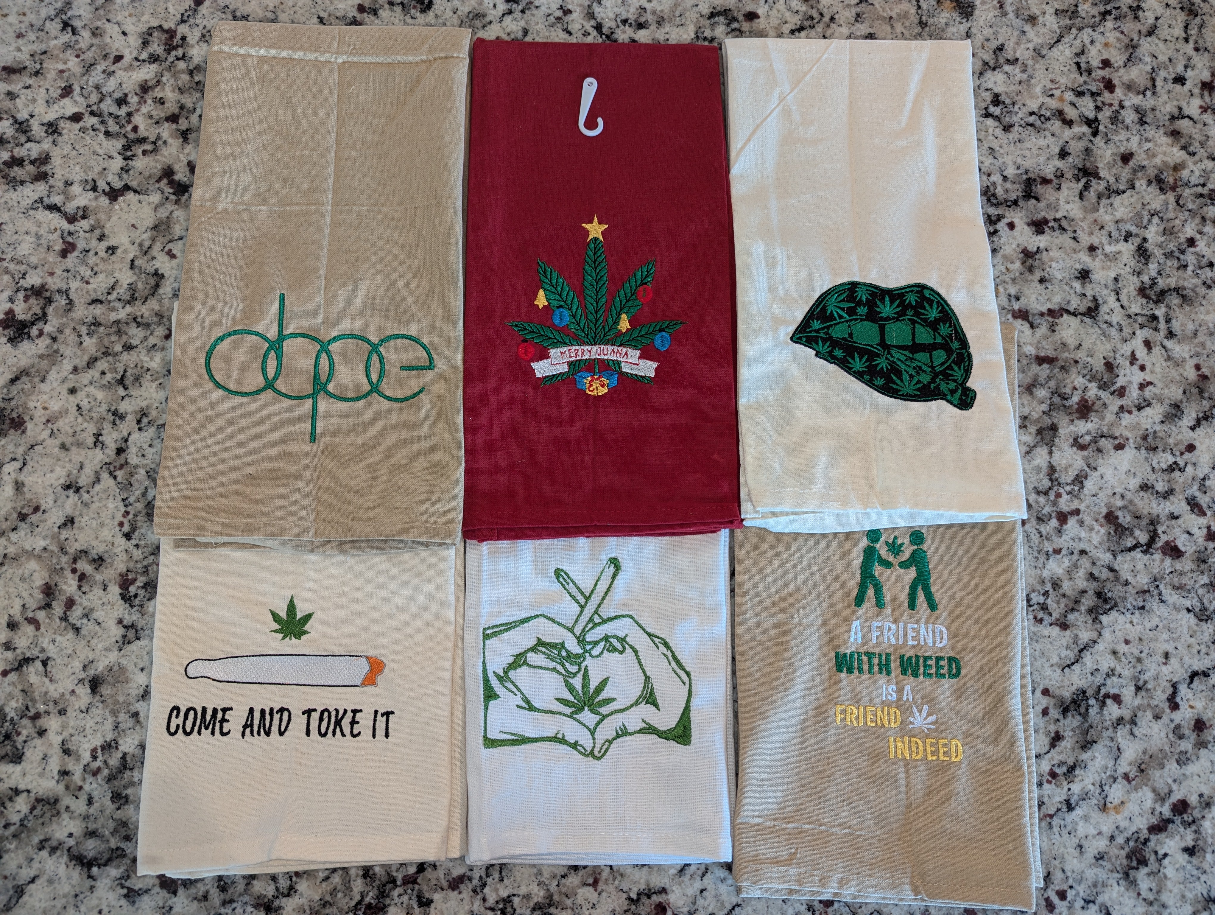 Merry-Juana Towel