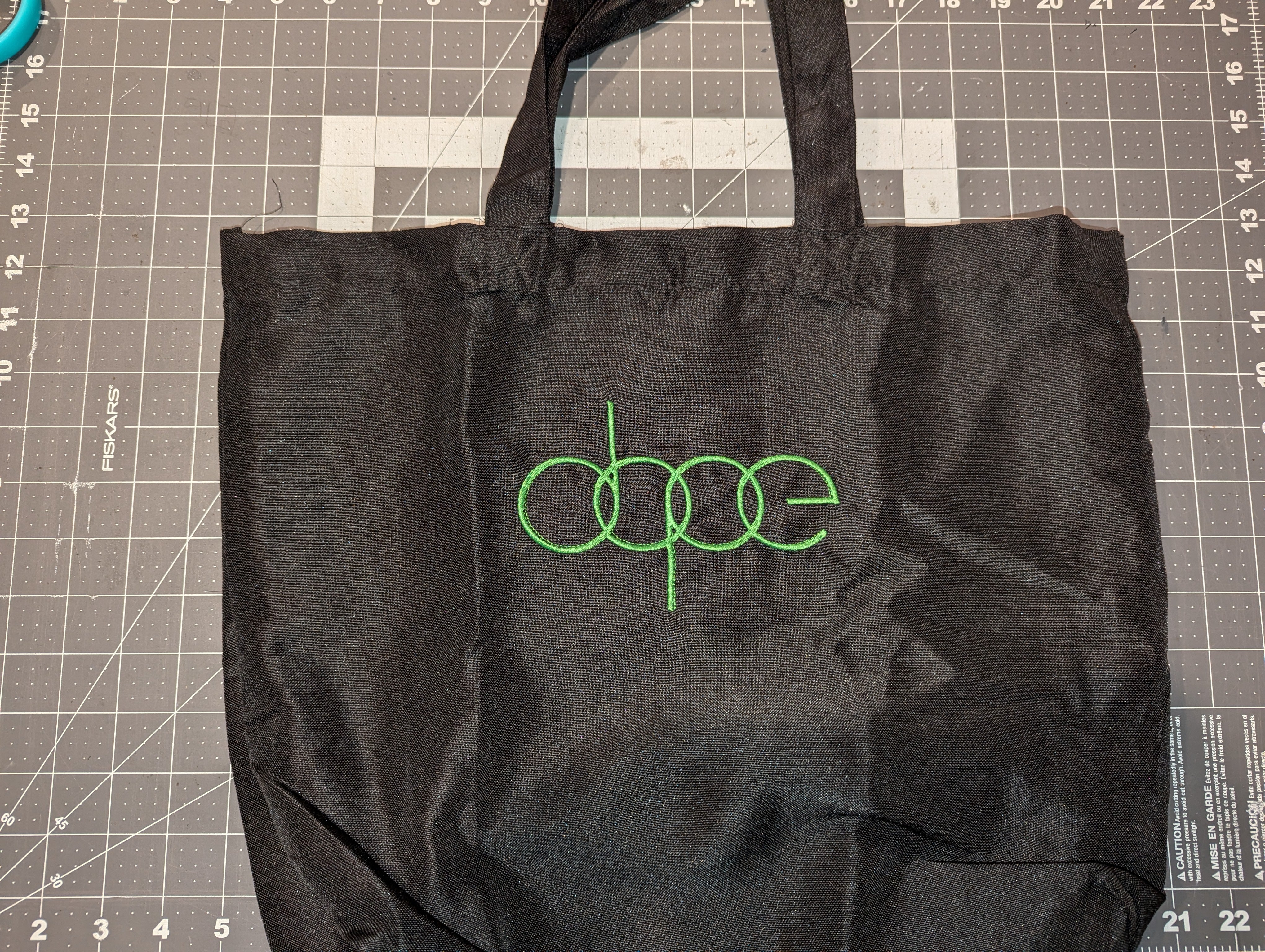 Dope Embroidered Tote Bag