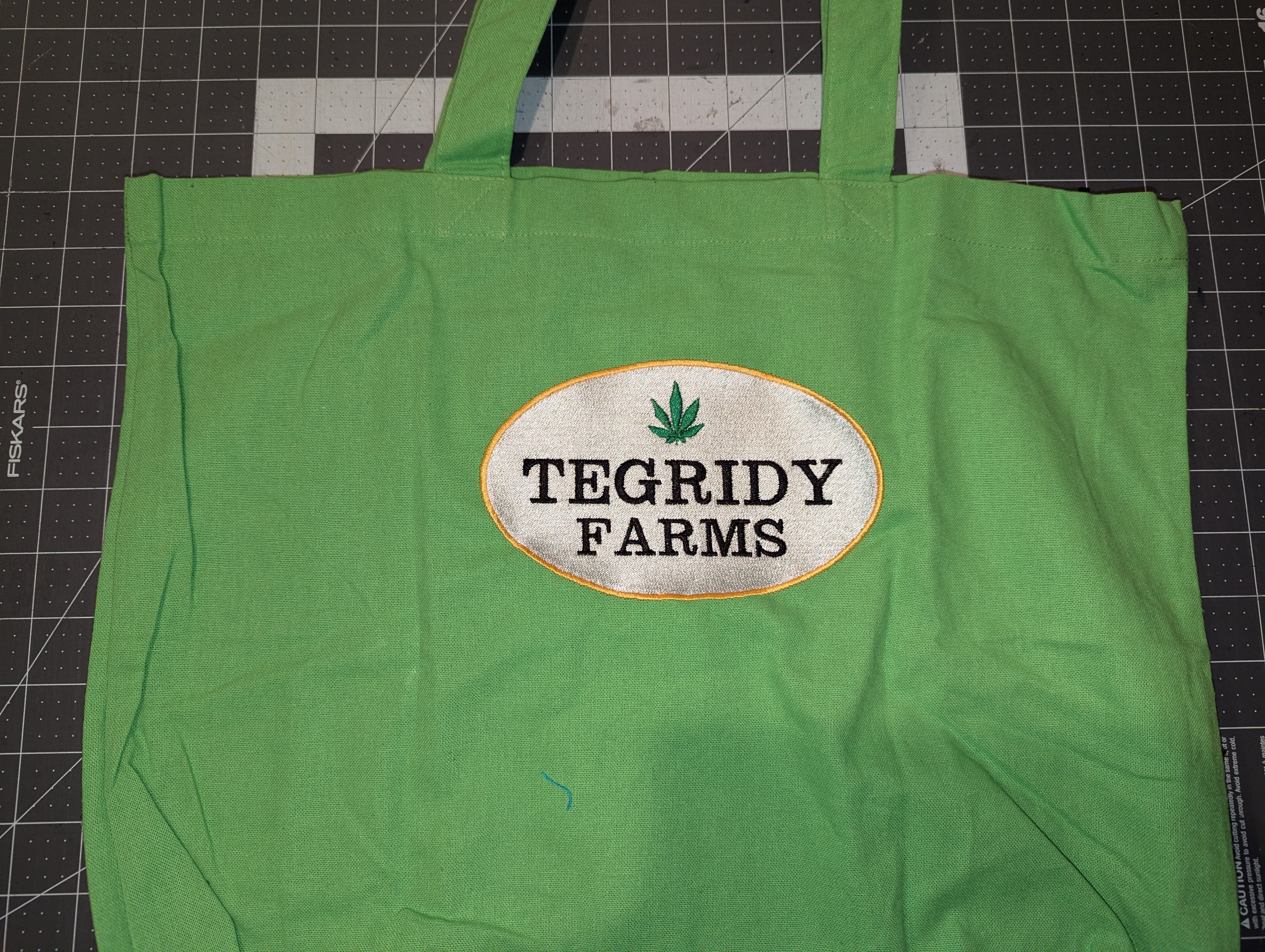 Tegrity Farms Embroidered Tote Bag