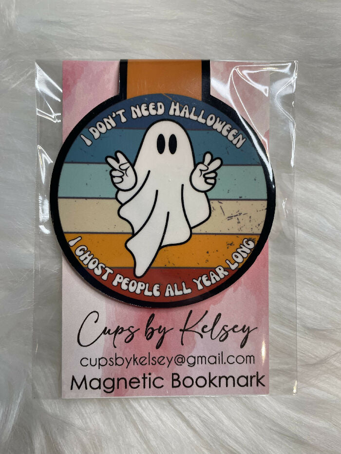 Magnetic Bookmark - Halloween, Ghost