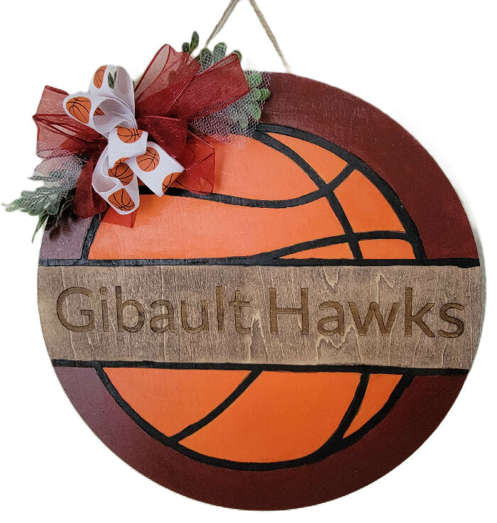 Gibault Basketball Door Hanger