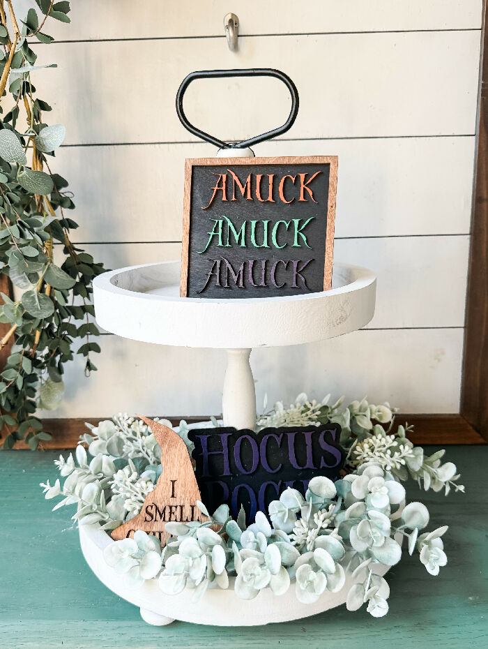 Hocus pocus tiered trays