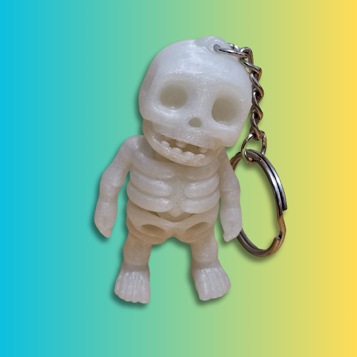 Glow Skeleton1-keychain