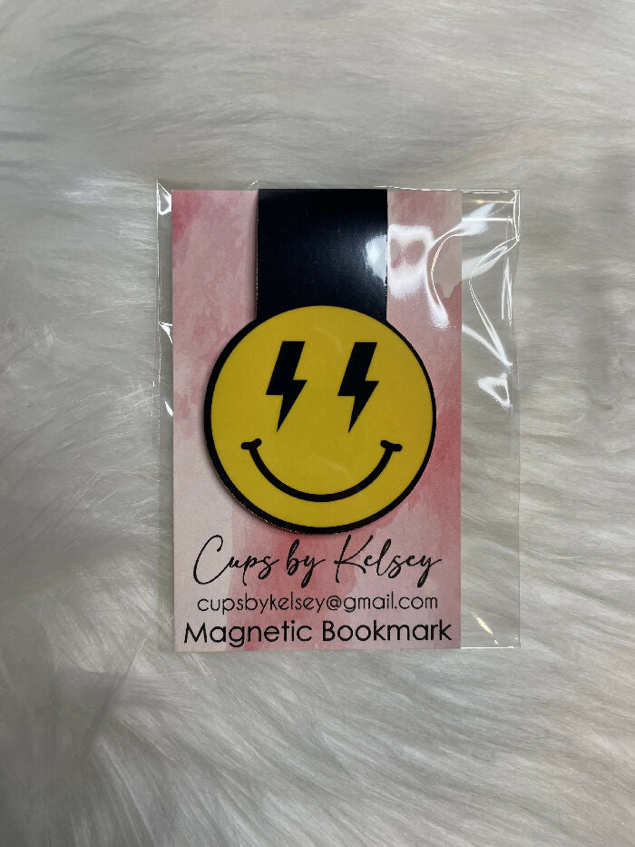 Magnetic Bookmark - Happy Face