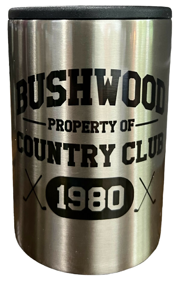 BUSHWOOD Golf 12 oz can koozie