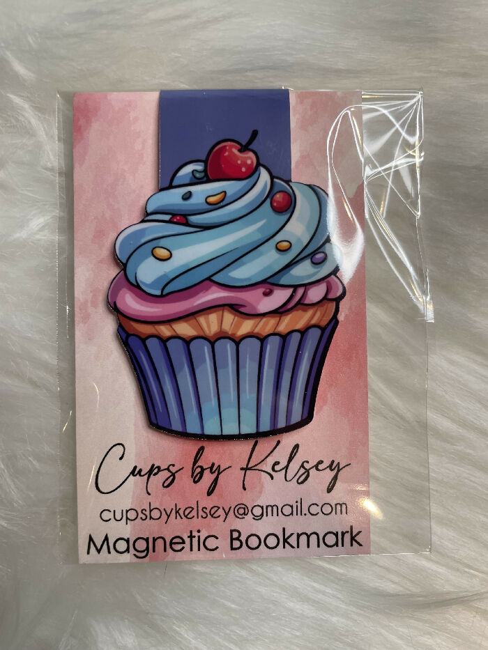 Magnetic Bookmark - Cupcake