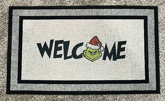 Welcome (Grinch) Indoor/Outdoor Doormat