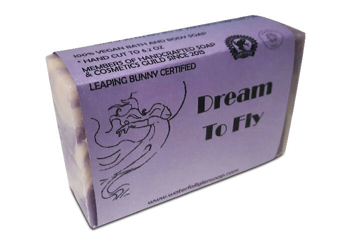 Dream to Fly lilac and lily bar soap