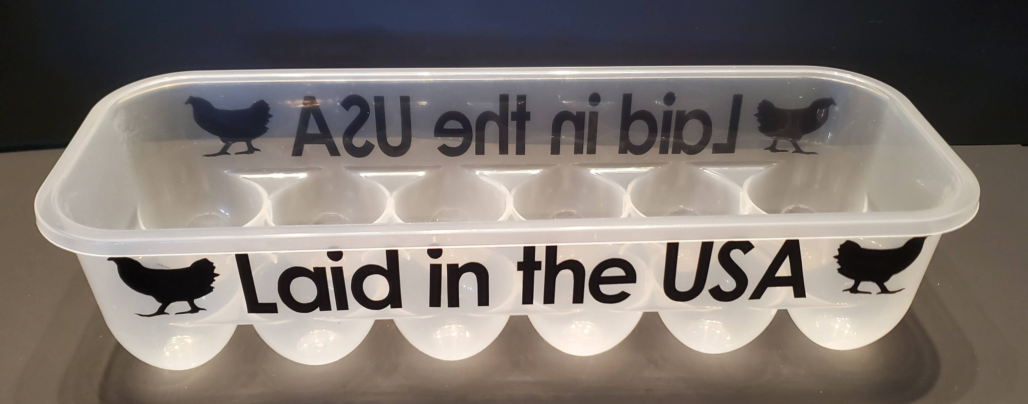 Laid in the USA Egg Carton