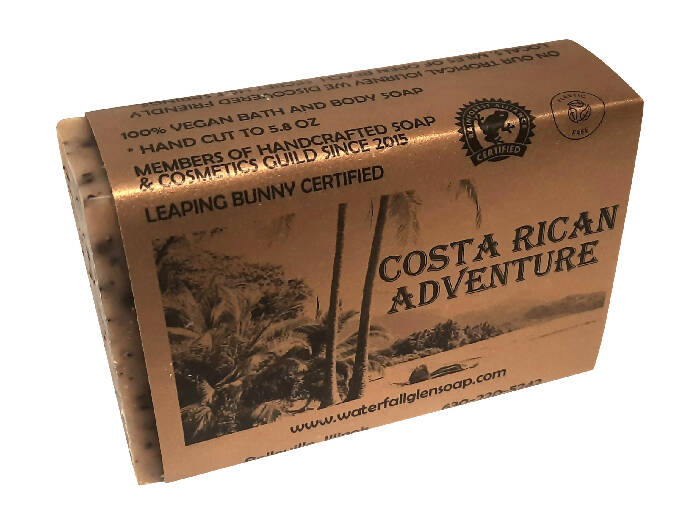 Costa Rican Adventure vegan bar soap