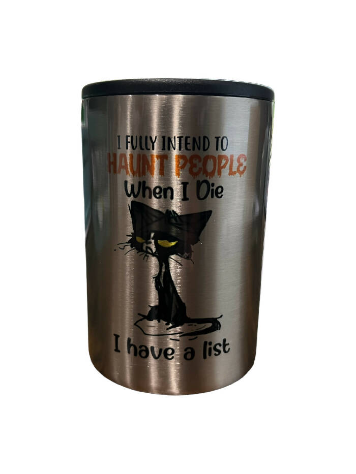 Haunt People 12 oz reg can koozie