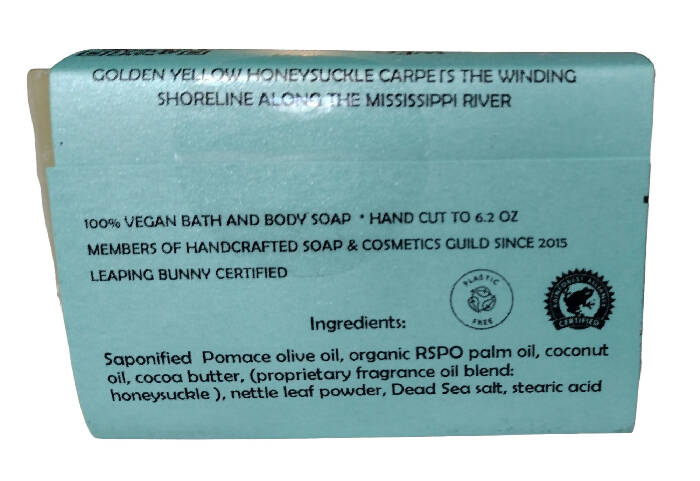 Riverside, honeysuckle vegan bar soap