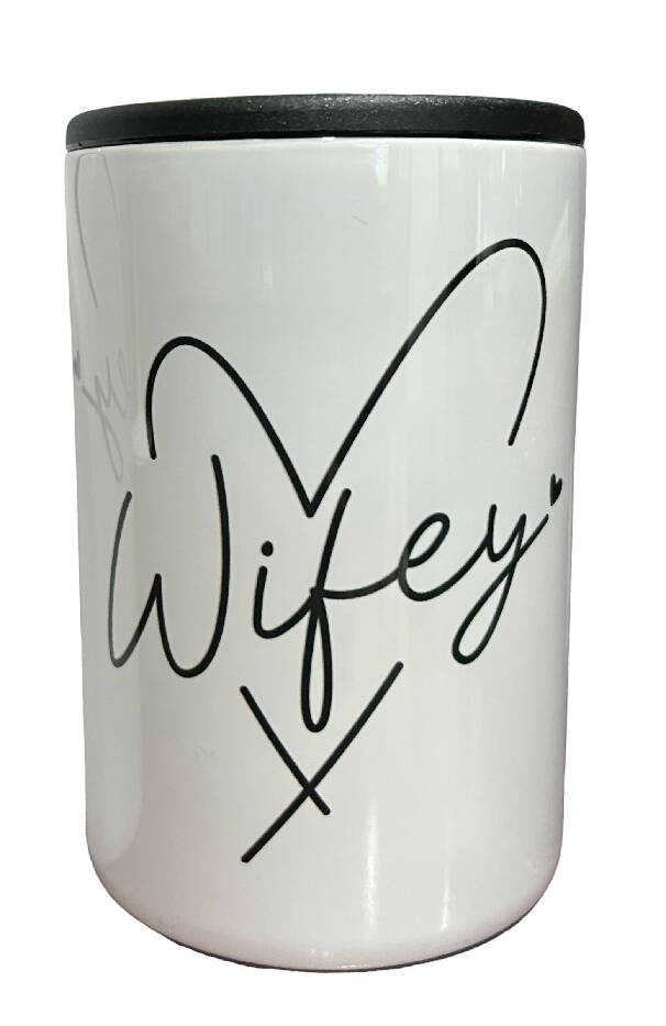 Wifey 12 oz can koozie